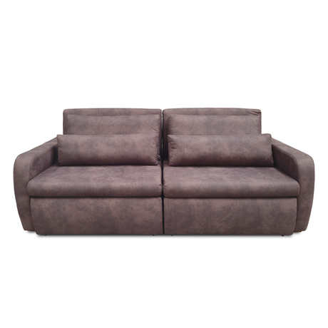 Sofá Cama Zurich 2.28 MT Café Stock Di Qualita