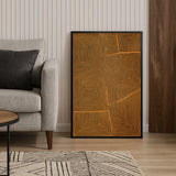 Cuadro abstracto rojo