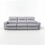Sofá 3 Cuerpos Houston Tejido Gris 1001 - 3.14MT Stock