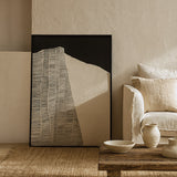 Cuadro montaña black and white