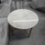 Mesa de Centro Carrara de Mármol Outlet S/CAMBIO NI DEVOLUCIÓN Re Decora