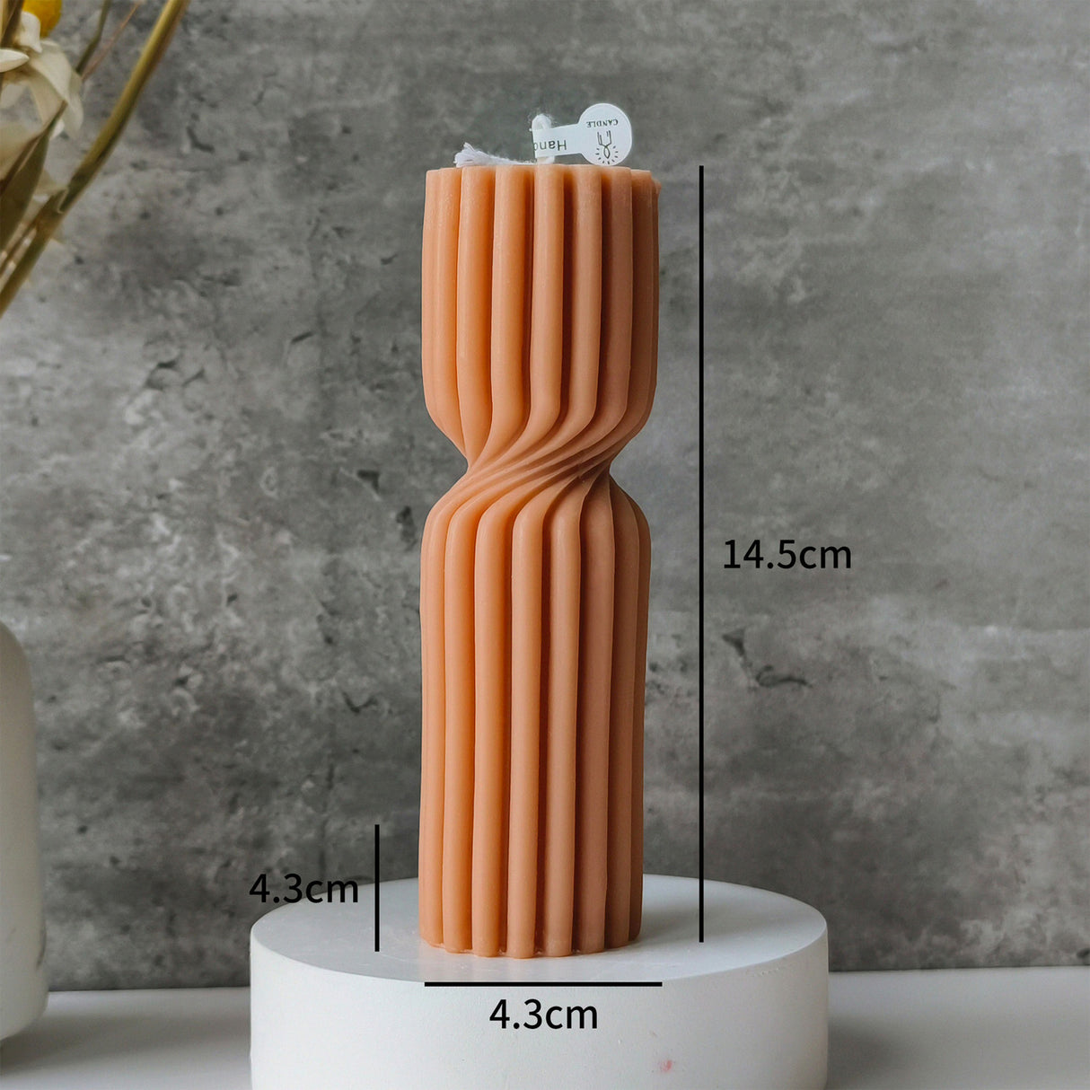 Vela de Cera Europea Marrón