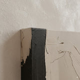 Cuadro Abstracto Líneas Beige