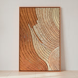 Cuadro arena rústica