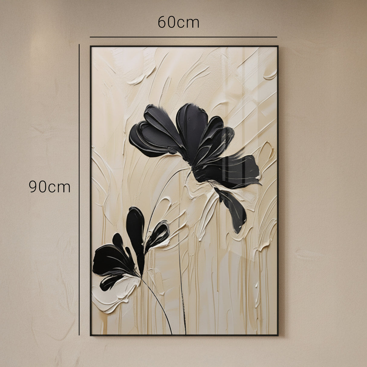 Cuadro flor abstracta