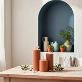 Vela de Cera Cilíndrica Nórdica