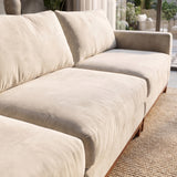 Sofá 3 Cuerpos Adesso Single Tela Beige - 3.30m a Confección