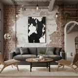 Cuadro contemporáneo black and white