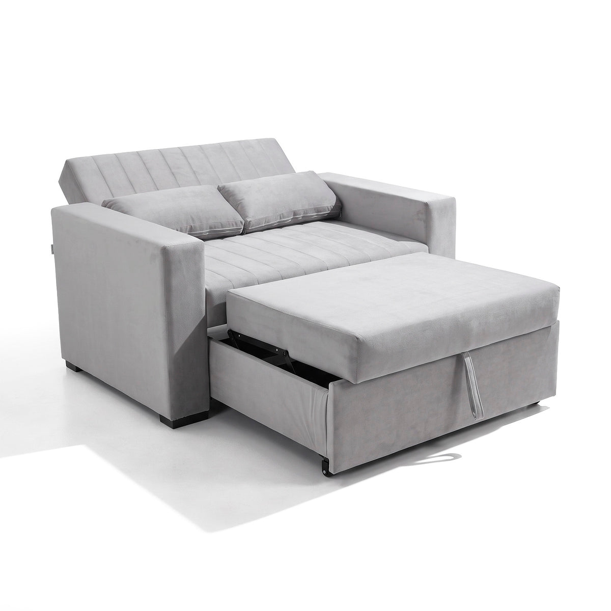 Sofá Cama Málaga 1.30 Metros / Gray 2341 Stock