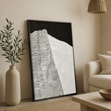 Cuadro montaña black and white