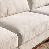 Sofá 3 Cuerpos Adesso Single Tela Beige - 3.30m a Confección
