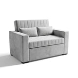 Sofá Cama Málaga 1.30 Metros / Gray 2341 Stock
