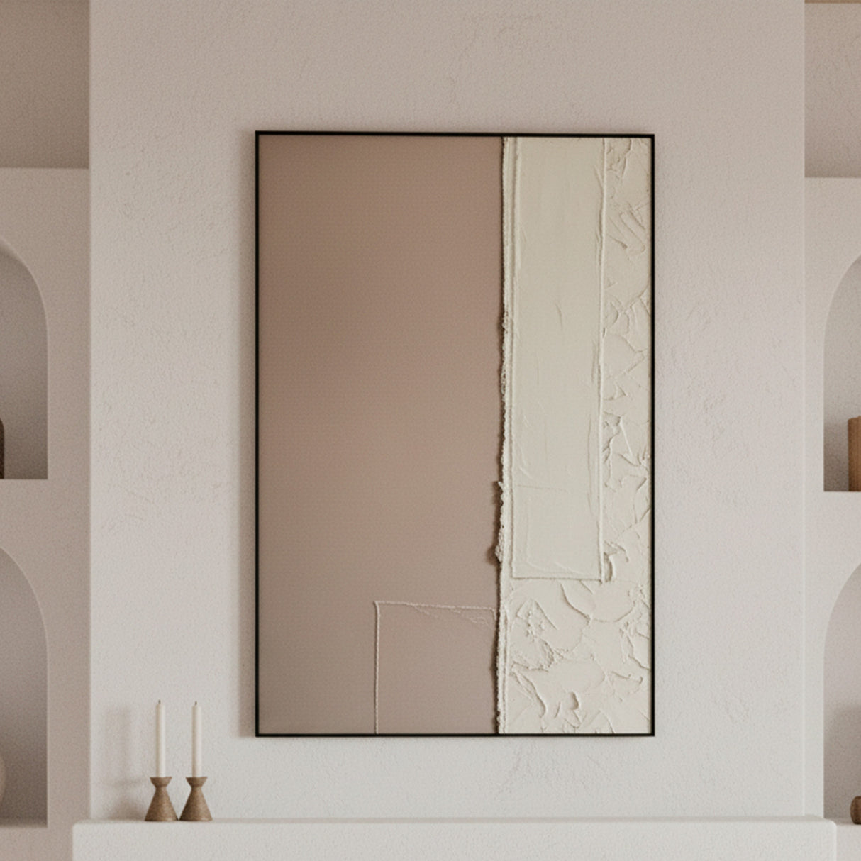 Cuadro minimalista beige