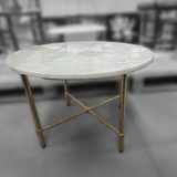 Mesa de Centro Carrara de Mármol Outlet S/CAMBIO NI DEVOLUCIÓN Re Decora