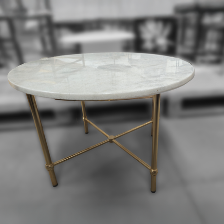 Mesa de Centro Carrara de Mármol Outlet S/CAMBIO NI DEVOLUCIÓN Re Decora