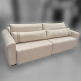 Sofa RIzzonte 2.36MT Blanco con Eco Cuero Outlet S/CAMBIO NI DEVOLUCIÓN