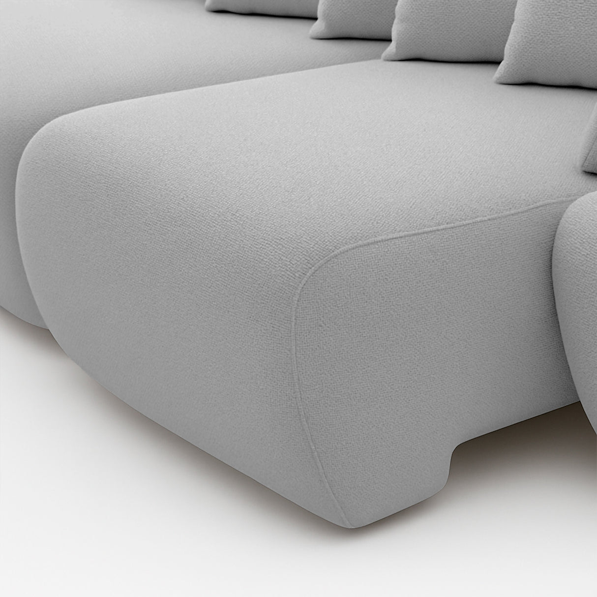 Sofá extensible Solana con pouf