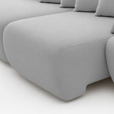Sofá extensible Solana con pouf