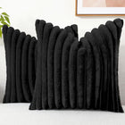 Funda de Cojín Terciopelo Rayas