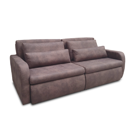 Sofá Cama Zurich 2.28 MT Café Stock Di Qualita