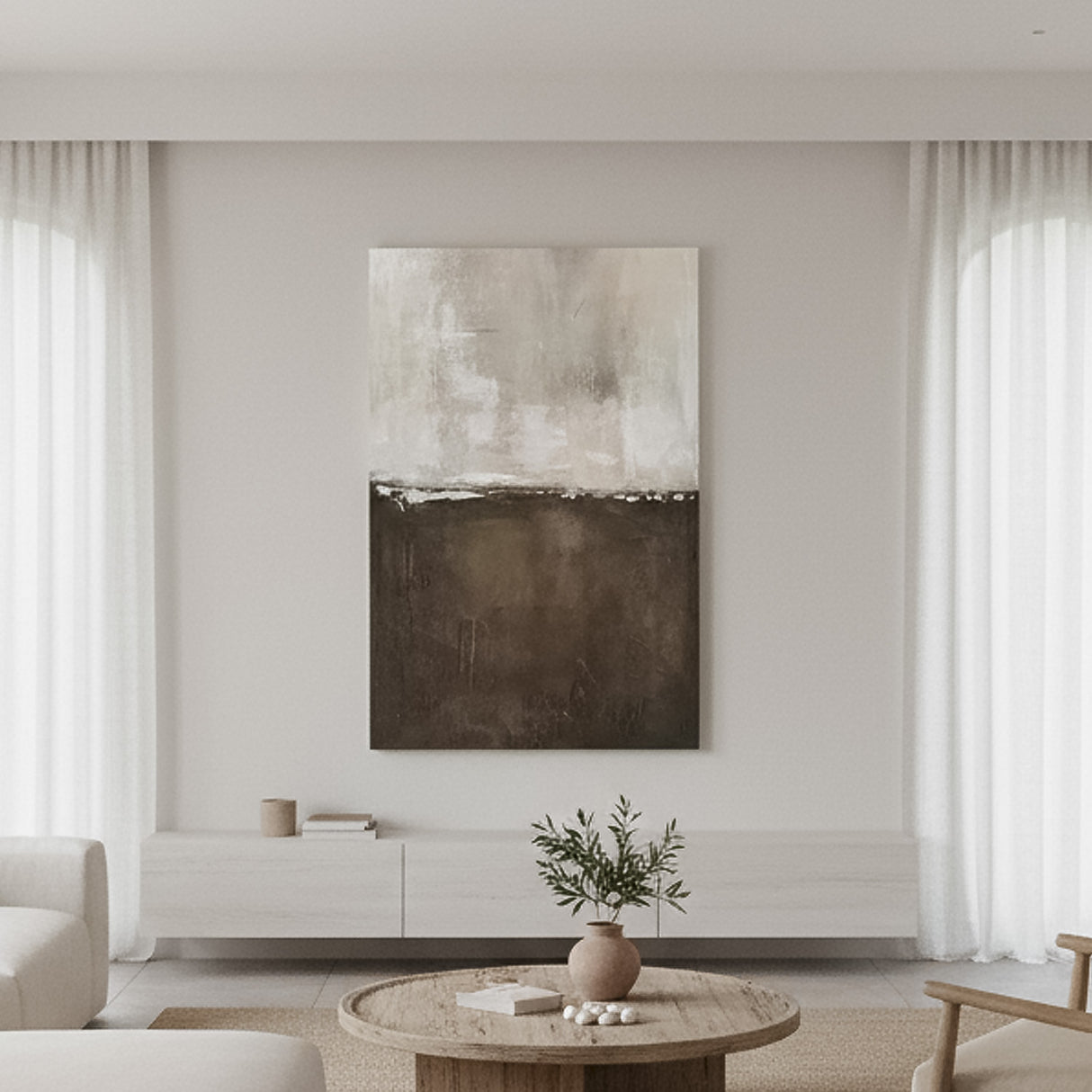 Cuadro Rustico Greige