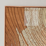 Cuadro arena rústica