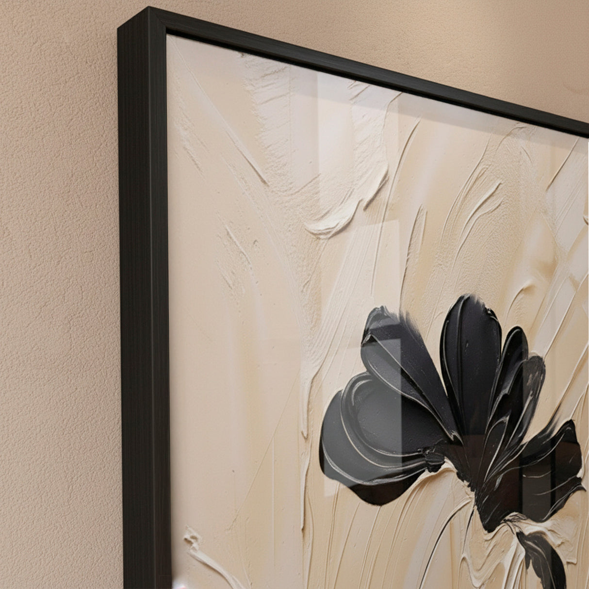 Cuadro flor abstracta