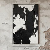 Cuadro contemporáneo black and white