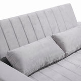 Sofá Cama Málaga 1.30 Metros / Gray 2341 Stock
