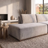 Sofá Piacenza con Pouf