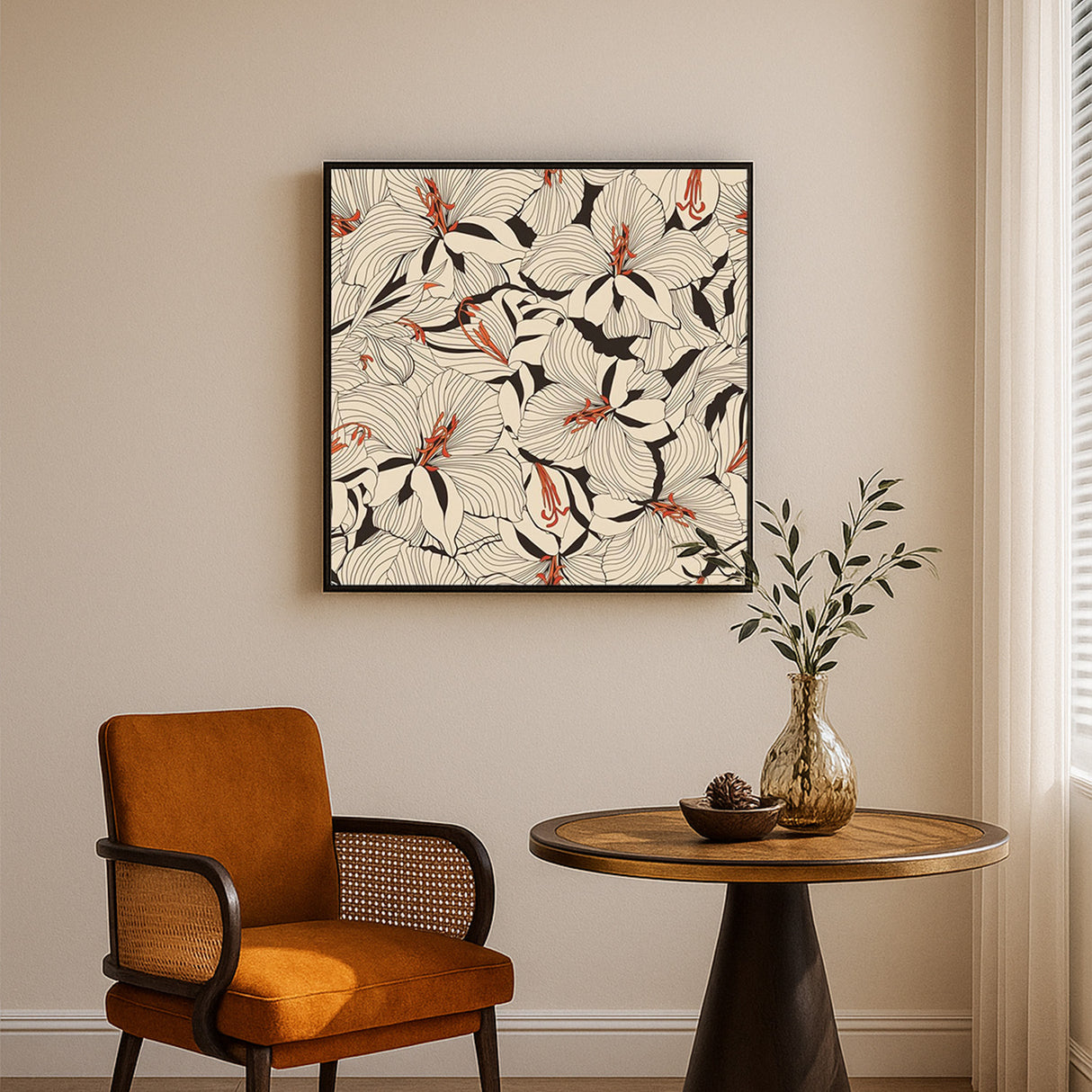 Cuadro primavera japonesa