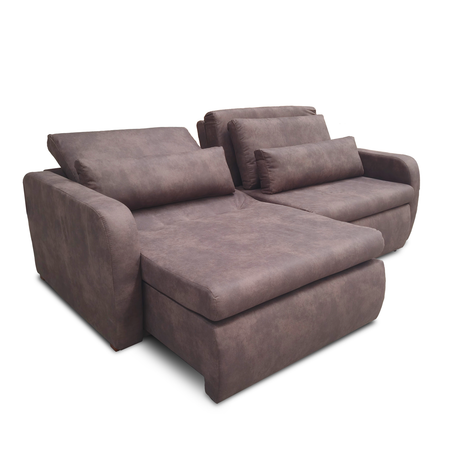 Sofá Cama Zurich 2.28 MT Café Stock Di Qualita