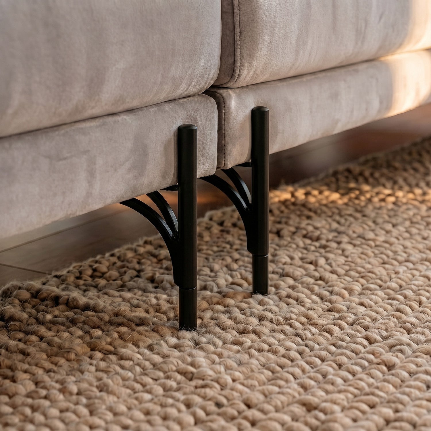 Sofá Cobble Single con Pouf