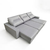 Sofá 3 Cuerpos Houston Tejido Gris 1001 - 3.14MT Stock