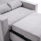 Sofá Cama Málaga 1.30 Metros / Gray 2341 Stock
