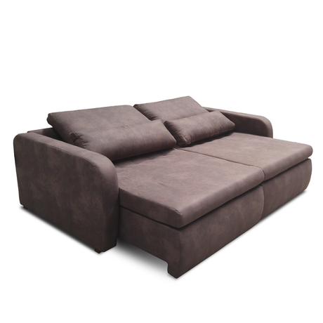 Sofá Cama Zurich 2.28 MT Café Stock Di Qualita