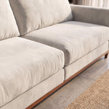 Sofá 2 Cuerpos Adesso Single Tela Beige - 2.10m a Confección