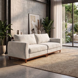 Sofá 2 Cuerpos Adesso Single Tela Beige - 2.10m a Confección