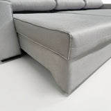 Sofá 3 Cuerpos Houston Tejido Gris 1001 - 3.14MT Stock