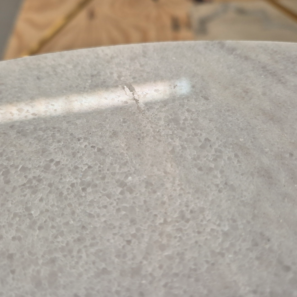 Mesa de Centro Carrara de Mármol Outlet S/CAMBIO NI DEVOLUCIÓN Re Decora