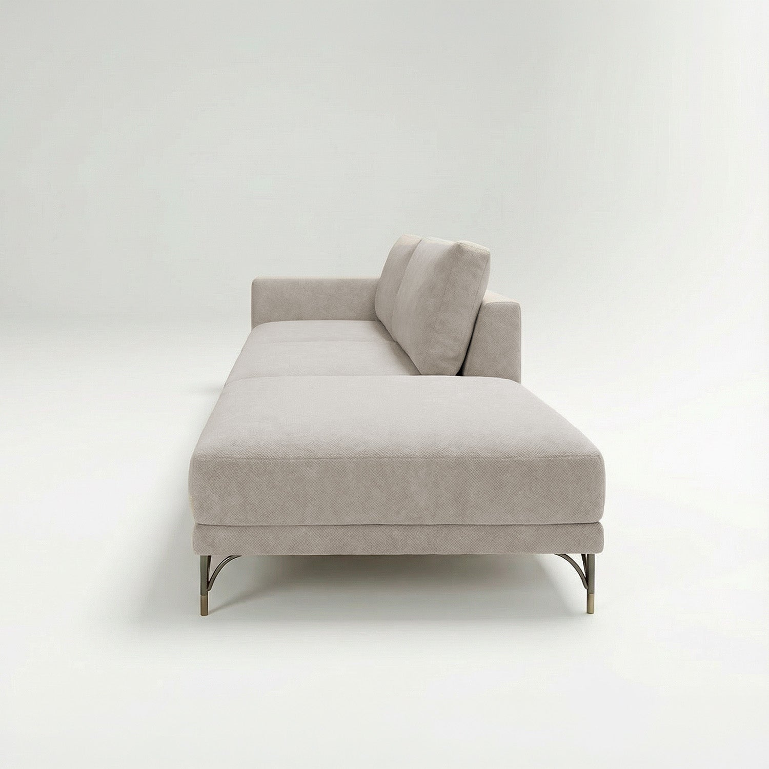 Sofá Cobble Single con Pouf