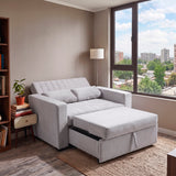Sofá Cama Málaga 1.30 Metros / Gray 2341 Stock