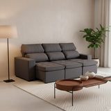 Sofá Reclinable y Extensible Toquio 2.54 MT 2389 Stock