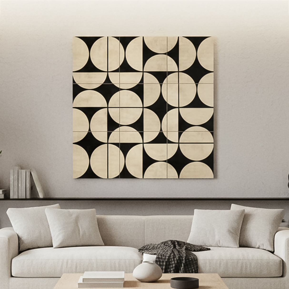 Cuadro circular geométrico