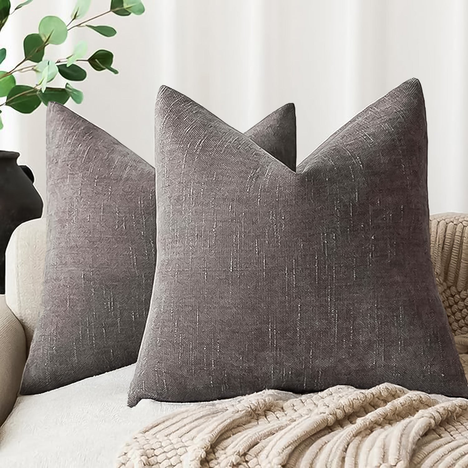 Funda de Cojín Chenilla