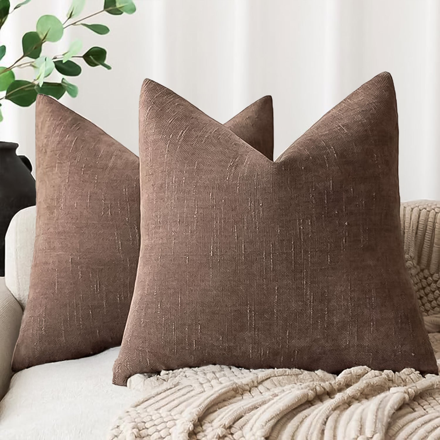 Funda de Cojín Chenilla