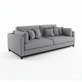 Sofá de 2 cuerpos de tela lino