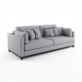 Sofá de 2 cuerpos de tela lino