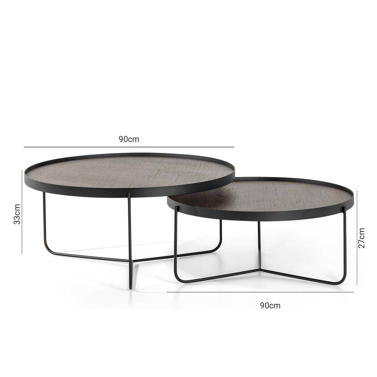 Mesa de Centro Brecia - Set de 2 Stock