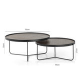 Mesa de Centro Brecia - Set de 2 Stock